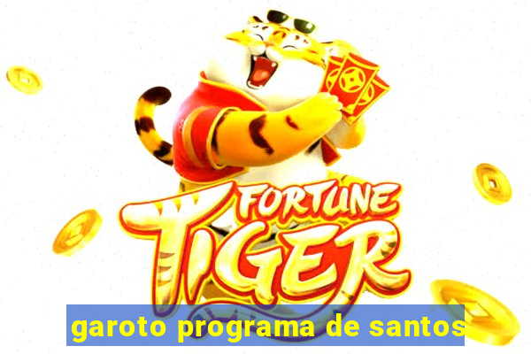 garoto programa de santos